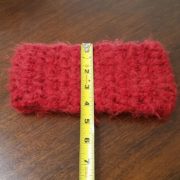 Burgandy Glove & Winter Head Wrap Set - Picture 3 of 8